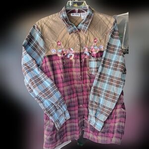 Button down flannel shirt